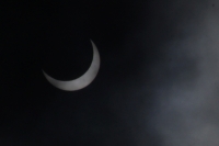 20231014. Tuxtla. Vista del eclipse en la meseta de Copoya.