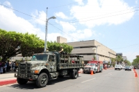 Jueves 20 de marzo del 2014. Tuxtla Gutiérrez. Aspectos de lo que se denomino El Gran Simulacro donde se escenifico un sismo en las instalaciones de la administración estatal.
