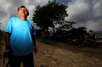 Martes primero de octubre del 2013. Tuxtla Gutiérrez. Unas 600 familias viven bajo la amenaza de ser desalojados de los predios invadidos en las cercanías del Fraccionamiento Vida Mejor ubicados en el lado oriente norte de la capital de Chiapas.