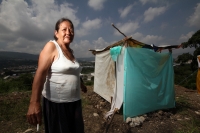 Martes primero de octubre del 2013. Tuxtla Gutiérrez. Unas 600 familias viven bajo la amenaza de ser desalojados de los predios invadidos en las cercanías del Fraccionamiento Vida Mejor ubicados en el lado oriente norte de la capital de Chiapas.