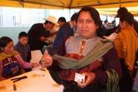 Domingo 1 de julio del 2012. San Cristóbal de las Casas, Chiapas. La afluencia de mujeres en las votaciones de este domingo se caracterizo por la presencia de las mujeres indígenas en la zona altos, mientras que en las principales ciudades, muchas persona