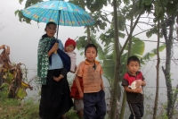 Domingo 6 de enero del 2013. Chilón, Chiapas. La extrema pobreza y las inclemencias del clima continúan enfermando a las familias de la Sierra después de que fallecieran varios menores durante las semanas pasadas.