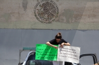 Miércoles 16 de marzo del 2016. Tuxtla Gutiérrez. Los empresarios chiapanecos sufren agresiones durante la manifestación de esta mañana