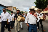 Noviembre  del 2016.Tuxtla Gutiérrez. Santa Cecilia. Los músicos zoques se reúnen en Tuxtla para celebrar y homenajear a los maestros y custodios junto con acompañantes de la tradición durante las celebraciones de Santa Cecilia.