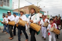 Noviembre  del 2016.Tuxtla Gutiérrez. Santa Cecilia. Los músicos zoques se reúnen en Tuxtla para celebrar y homenajear a los maestros y custodios junto con acompañantes de la tradición durante las celebraciones de Santa Cecilia.
