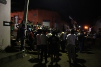 Martes 8 de agosto del 2017. Chiapa de Corzo. Los siete policías retenidos durante los enfrentamientos entre manifestantes y las corporaciones policiacas durante la llegada de EPN son liberados durante las primeros minutos de esta madrugada.