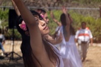 20230321. Chiapa de Corzo. Danzantes durante la llegada de la primavera en la zona arqueolÃ³gica.