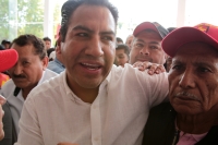 20231125. Tuxtla. Eduardo Ramírez, precandidato de Morena a la gubernatura de Chiapas se reúne con Petistas esta mañana