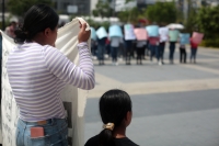 20240315. Tuxtla. Estudiantes de la Escuela Normal Rural Mactumatza protestan esta mañana por la muerte del estudiante del 7 de marzo en Guerrero.