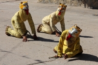 Lunes 26 de diciembre del 2016. Suchiapa. Las procesiones de San Esteban son acompañadas rezos y de representaciones de las danzas del Danza del Calalá en honor al primer mártir cristiano y patrono de esta comunidad.