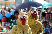 Lunes 26 de diciembre del 2016. Suchiapa. Las procesiones de San Esteban son acompañadas rezos y de representaciones de las danzas del Danza del Calalá en honor al primer mártir cristiano y patrono de esta comunidad.