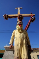 Lunes 26 de diciembre del 2016. Suchiapa. Las procesiones de San Esteban son acompañadas rezos y de representaciones de las danzas del Danza del Calalá en honor al primer mártir cristiano y patrono de esta comunidad.