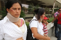 Miércoles 22 de mayo del 2013. Tuxtla Gutiérrez, Chiapas. Accidentados Evangélicos piden ayuda. Las familias de las 17 personas lesionadas en el accidente del libramiento norte de esta ciudad piden la intervención de las autoridades estatales  debido a qu