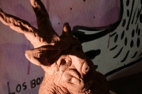 Lunes 24 de junio del 2013. Tuxtla Gutiérrez. Una simpática exposición muestra el imaginario de los estudiantes de Artes Plásticas de la UNICACH, esta muestra puede observarse en el Museo del Café.