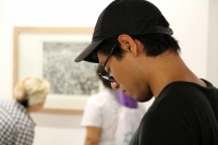 Viernes 11 de agosto del 2017. Tuxtla Gutiérrez. Artemio Rodríguez, grabador michoacano presenta esta noche su exposición y libro American Dream donde presenta en retrospectiva 10 años de grabado e impresión ahora en la Galería de Arte Contemporáneo de CC