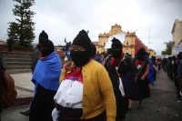 20220313. San CristÃ³bal de las Casas. bases de apoyo del EZLN se suman a las protestas por la guerra en Ucrania.
