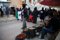 20220313. San CristÃ³bal de las Casas. bases de apoyo del EZLN se suman a las protestas por la guerra en Ucrania.