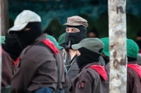 Lunes 31 de diciembre del 2018. Las Margaritas. Estamos solos, EZLN. 25 aniversario del levantamiento armado en Chiapas.