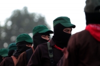 Lunes 31 de diciembre del 2018. Las Margaritas. Estamos solos, EZLN. 25 aniversario del levantamiento armado en Chiapas.