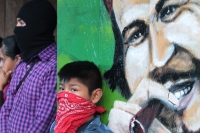 Lunes 31 de diciembre del 2018. Las Margaritas. Estamos solos, EZLN. 25 aniversario del levantamiento armado en Chiapas.