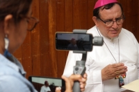 Domingo 31 de marzo del 2019. Tuxtla Gutiérrez. Monseñor Fabio Martínez Castilla Arzobispo de Tuxtla habla sobre la polémica causada por AMLO con la misiva enviada al Vaticano para solicitar a la iglesia para que esta pida perdón a México