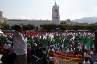 Miércoles 30 de enero del 2019. Tuxtla Gutiérrez. Aspecto de la movilización de las organizaciones campesinas que marchan este medio dÃa en las calles de la ciudad para dar inicio a las manifestaciones en protesta en el paÃs. Miércoles 30 de enero del 2019. Tuxtla Gutiérrez. Aspecto de la movilización de las organizaciones campesinas que marchan este medio dÃa en las calles de la ciudad para dar inicio a las manifestaciones en protesta en el paÃs.