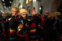Martes 24 de enero del 2017. Chiapa de Corzo. La misa del Parachico. Con la celebración litúrgica da por concluida las celebraciones patronales de esta comunidad de la ribera del rio Grijalva lugar donde los danzantes festejaron durante dos semanas la lla