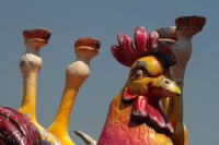 Martes 27 de agosto del 2019. Tuxtla Gutiérrez. Los juegos mecánicos llegan a la Plaza Central donde permanecerán durante las fiestas patrias.
