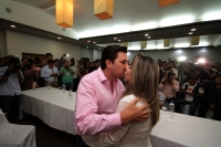 Domingo uno de julio del 2018. Tuxtla Gutiérrez. Conferencia de Fernando Castellanos  al termino del proceso electoral donde se elige al nuevo presidente de México, Gobernador y representantes Chiapanecos.