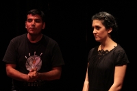 Martes 22 de agosto del 2017. Tuxtla Gutiérrez. Fuera quitar la vida, es la obra presentada por la agrupación argentina Cí­a. Teatro Morón durante El Festival Internacional de Teatro Independiente Festol 2017 que se realiza esta semana en este estado d