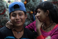 Viernes 21 de diciembre del 2018. Chiapa de Corzo. Los Floreros terminan el recorrido de La Topada de la Flor en la región de Los Altos donde recolectaron la flor de Niluyarilu, tubérculo que es usado de manera ceremonial al inicio de los festejos de la