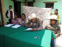 Miércoles 11 de mayo. San Cristóbal de las Casas. Campesinos de la organización “Asamblea Ricardo Flores Magón”, que desde diciembre de 2009 invadieron un predio de 234 hectáreas del rancho San José la Granada, en el municipio de Amatenango del Valle, ma Miércoles 11 de mayo. San Cristóbal de las Casas. Campesinos de la organización “Asamblea Ricardo Flores Magón”, que desde diciembre de 2009 invadieron un predio de 234 hectáreas del rancho San José la Granada, en el municipio de Amatenango del Valle, ma