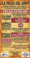 Invitación para lectura Ché vs Navo