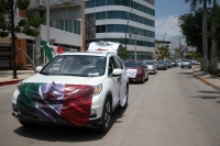 Domingo 26 de julio del 2020. Tuxtla Gutiérrez. Aspectos de la marcha Anti-Amlo en la Avenida Central de la capital del estado de Chiapas