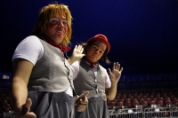 Miércoles 7 de enero del 2015. Tuxtla Gutiérrez. Conferencia de prensa del espectáculo sobre hielo On Ice Frozen que se presenta del 5 al 18 de enero en estacionamiento de Centro Convivencia Infantil en la capital del estado de Chiapas.