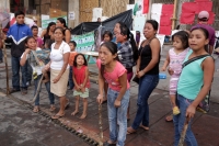 Viernes 5 de diciembre del 2014. Tuxtla Gutiérrez. Uno de los campesinos en huelga de hambre que exigen la liberación de Florentino Gómez Girón preso en Chiapas se inmola esta tarde frente a las instalaciones del congreso local.