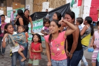 Viernes 5 de diciembre del 2014. Tuxtla Gutiérrez. Uno de los campesinos en huelga de hambre que exigen la liberación de Florentino Gómez Girón preso en Chiapas se inmola esta tarde frente a las instalaciones del congreso local.