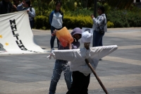 20230619. Tuxtla. ContinÃºan radicalizÃ¡ndose las protestas de la Escuela Normal Rural Mactumatza en la capital de Chiapas.