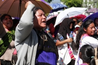 Sábado 24 de noviembre del 2018. Tuxtla Gutiérrez. Elementos de las corporaciones policiacas repliegan los disturbios en el centro de la ciudad durante el último informe del gobierno chiapaneco de Manuel Velazco Coello este medio dí­a.