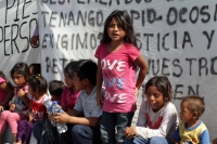 Sábado 24 de noviembre del 2018. Tuxtla Gutiérrez. Elementos de las corporaciones policiacas repliegan los disturbios en el centro de la ciudad durante el último informe del gobierno chiapaneco de Manuel Velazco Coello este medio dí­a.