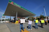 Lunes 2 de enero del 2017. Tuxtla Gutiérrez. Las protestas por El Gasolinazo de este 2017 se empiezan a manifestar en varias localidades de Chiapas