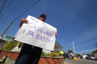 Lunes 2 de enero del 2017. Tuxtla Gutiérrez. Las protestas por El Gasolinazo de este 2017 se empiezan a manifestar en varias localidades de Chiapas