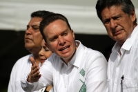 Martes 20 de noviembre del 2018. Tuxtla Gutiérrez. Manuel Velazco Coello, Gobernador del estado de Chiapas preside el desfile cí­vico militar del aniversario de la Revolución Mexicana, esta mañana en la capital de este estado del sureste de México