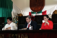 Martes 24 de enero del 2012. Glosa de la Administración Estatal en el ramo de Agricultura. Tuxtla Gutiérrez, Chiapas. Francisco Javier Mayorga Castañeda de la Secretaria de Agricultura, Ganadería y Desarrollo Rural, Pesca y Alimentación durante la compare
