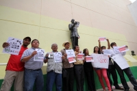 Domingo 9 de febrero del 2014. Tuxtla Gutiérrez. Reporteros de Chiapas se unen al movimiento de Solidaridad con Goyo quien fuera secuestrado esta semana en Veracruz. Domingo 9 de febrero del 2014. Tuxtla Gutiérrez. Reporteros de Chiapas se unen al movimiento de Solidaridad con Goyo quien fuera secuestrado esta semana en Veracruz.