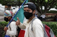 Viernes 4 de diciembre del 2020. Tuxtla Gutiérrez. Guadalupanos. Pequeños grupos de #peregrinos se aventuran a recorrer el camino hacia las ermitas marianas en el estado de #Chiapas, a pesar de la pandemia provocada por el #Covid