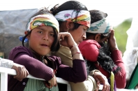 Martes 11 de diciembre del 2018. San Cristóbal de las Casas. Los peregrinos de Los Altos de Chiapas recorren el tramo carretero entre Tuxtla Gutiérrez y San Cristóbal de las  Casas para visitar las ermitas guadalupanas