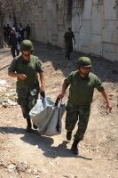 Miércoles 2 de marzo. Elementos del Ejercito Mexicano realizan un operativo de seguridad alrededor de la Circunvalación del libramiento sur y carretera a Chiapa de Corzo, donde este medio día fueron encontradas varias granadas explosivas.