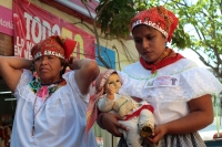 Martes 10 de diciembre del 2019. Tuxtla Gutiérrez. Peregrinos recorren las calles de la ciudad dirigiéndose a la iglesia de Guadalupe para continuar el recorrido hacia las diferentes ermitas de Chiapas