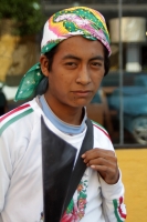 Lunes 8 de diciembre del 2014. Tuxtla Gutiérrez. Los peregrinos de las comunidades de los altos de Chiapas llegan a la Catedral de Guadalupe en la capital del estado de Chiapas donde continúan el recorrido de las carreteras del sureste de México.